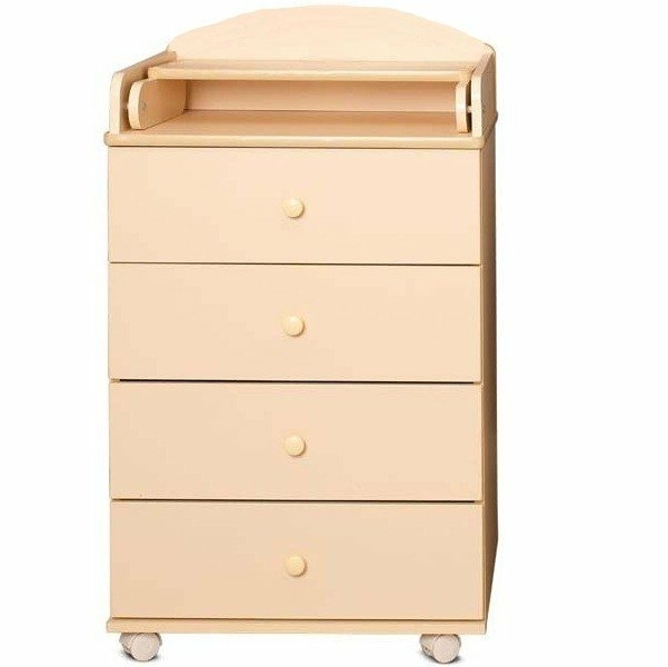 Комод Incanto Agio  600/4 с откидной пеленальной доской, слоновая кость